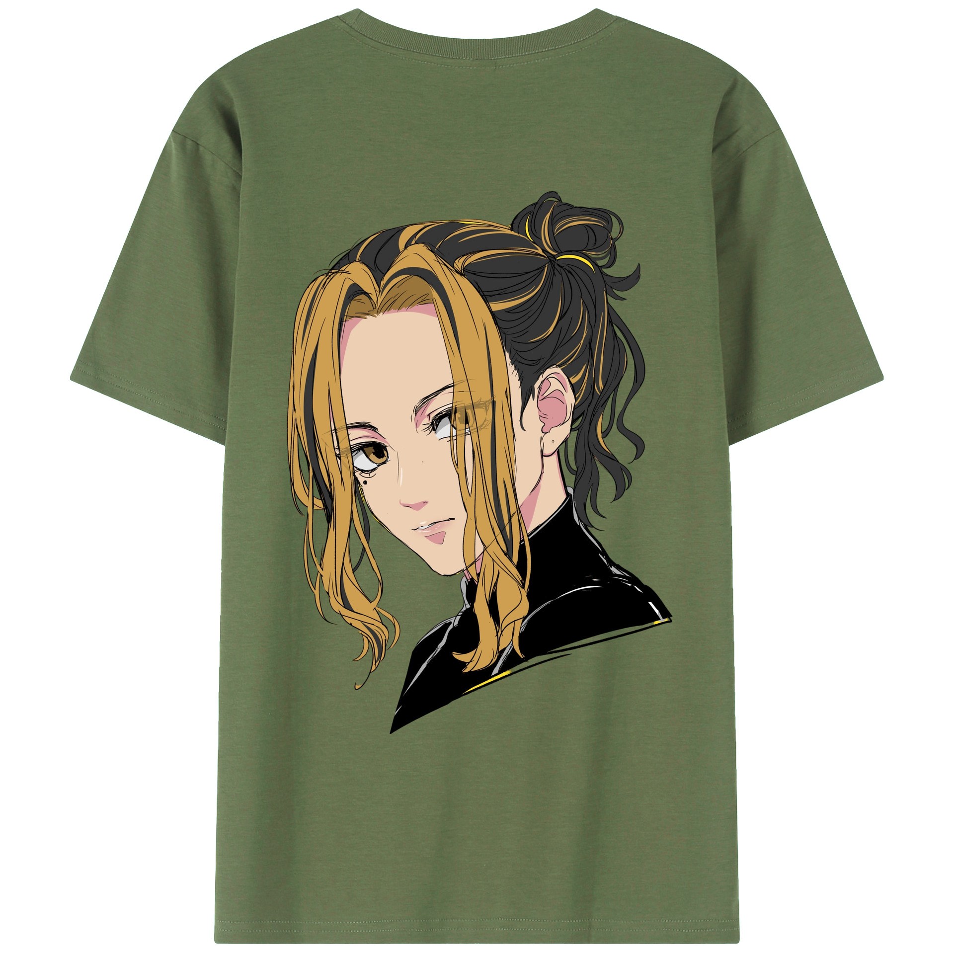 （画像用） 東京リベンジャーズ Tokyo Revengers 綿100％ メンズ半袖Tシャツ（バックプリント） 通気性